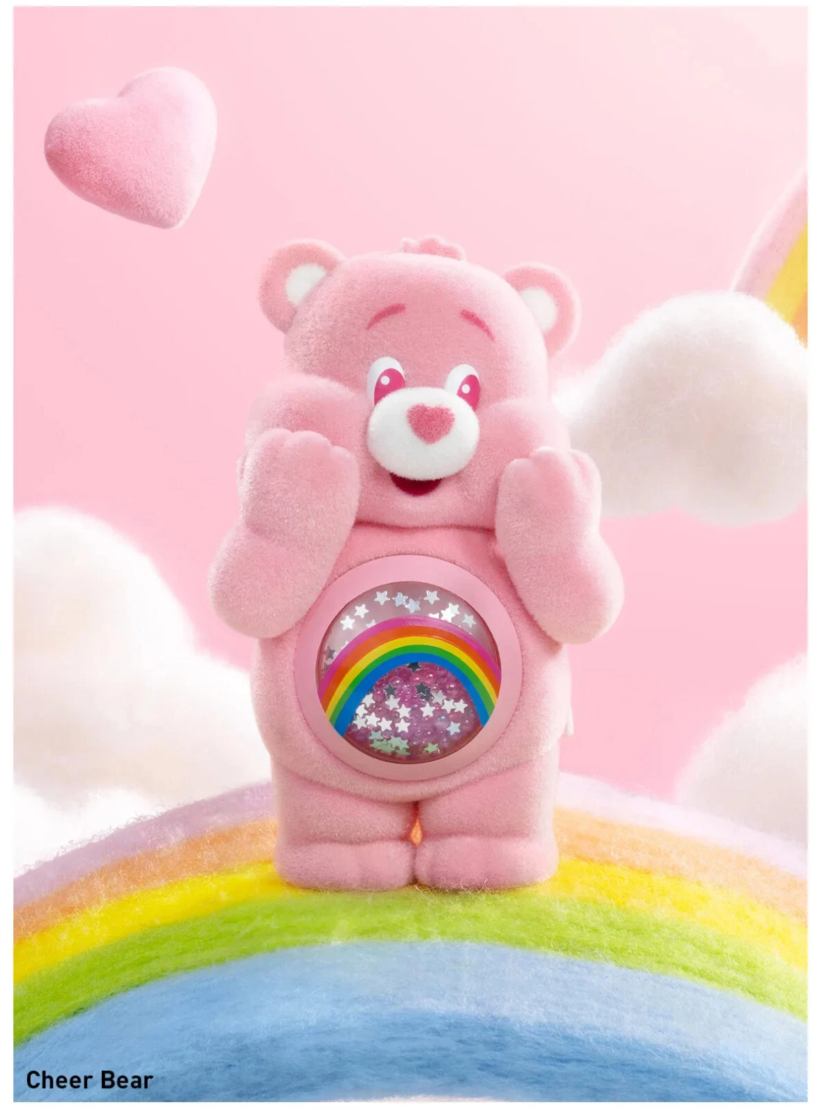 Single Box, POP MART Care Bears Colorful Hugs Series Blind Box Figures, Random Design Action Figures Collectible Toys Home Decorations, Holiday Birthday Gifts for Girls and Boys
